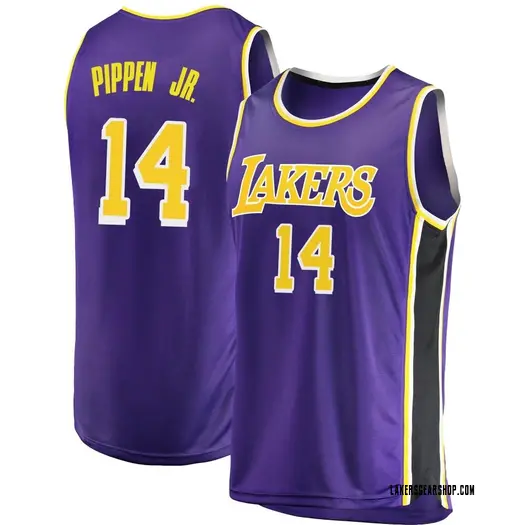 Men's Fanatics Branded Scotty Pippen Jr. Gold Los Angeles Lakers